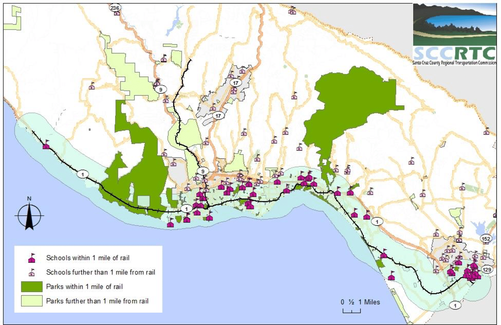 Santa Cruz Bike Trails Map Rail Trail 101 – Land Trust Of Santa Cruz County